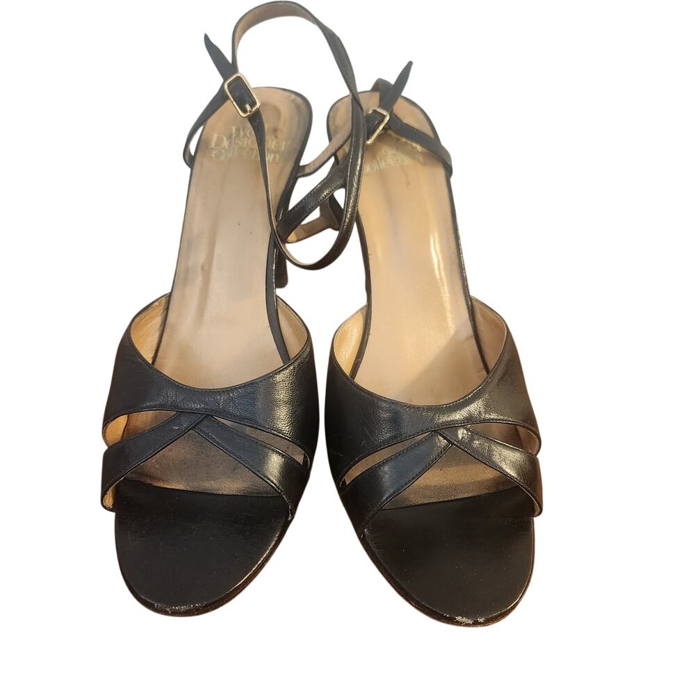 W&L Design Black Strappy Heels